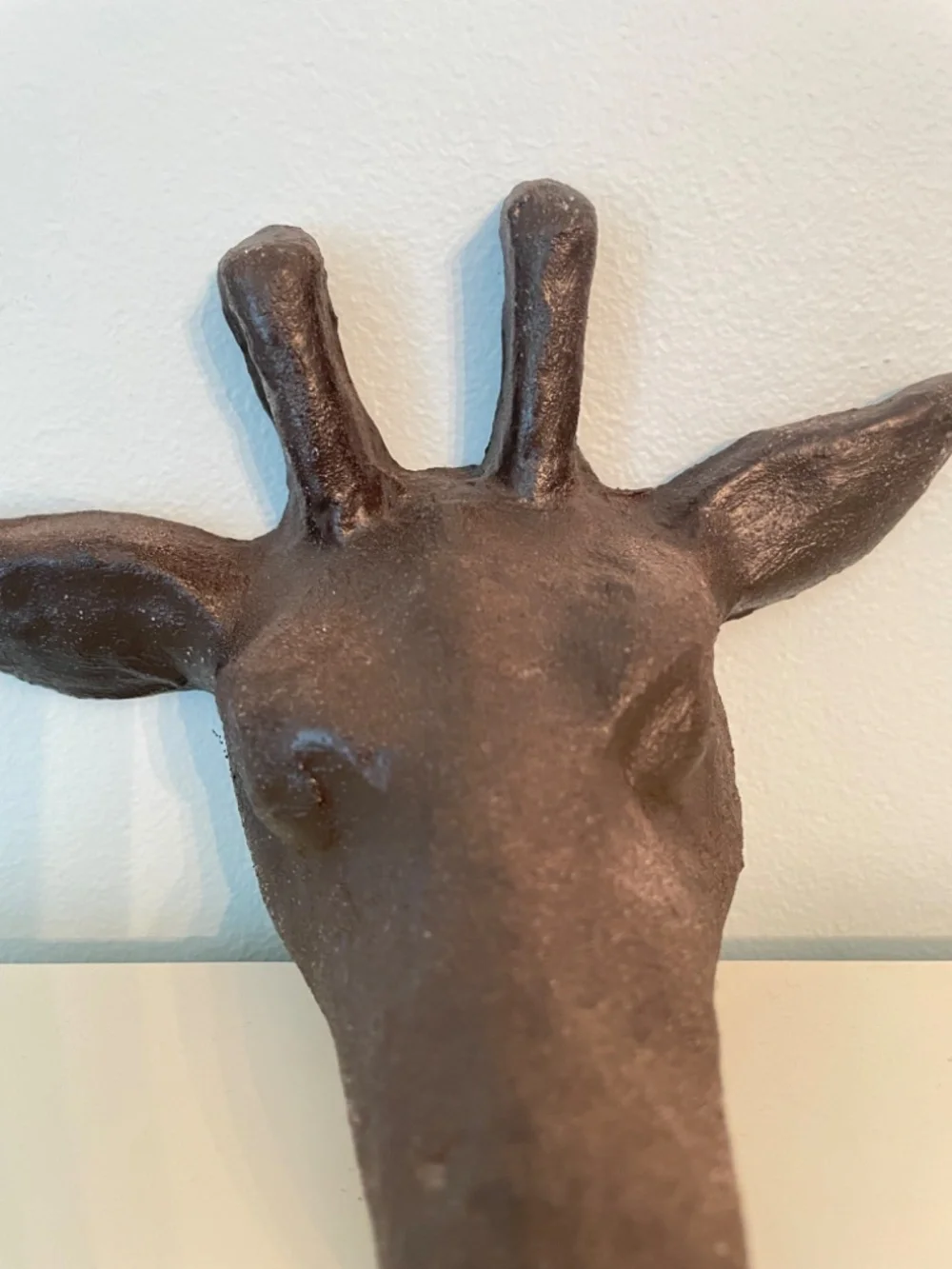 Vintage Papier-Mâché Giraffe / Safari Head Wall Decor